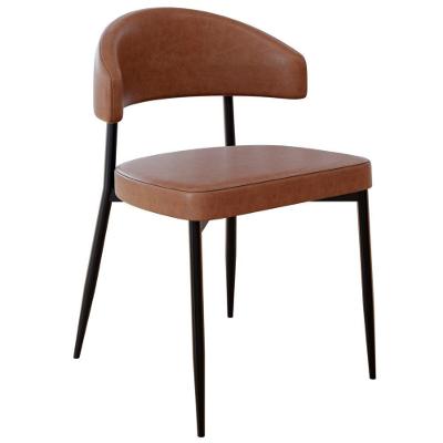 Cadeira De Jantar Estofada Kit 2 Chloe M25 Sintético Whisky - Mpozenato