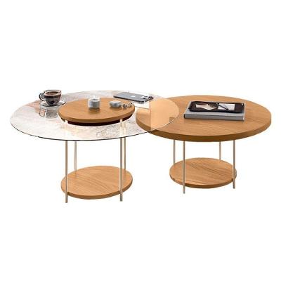 Kit Mesa De Centro Sky Cinamomo - Hb Móveis