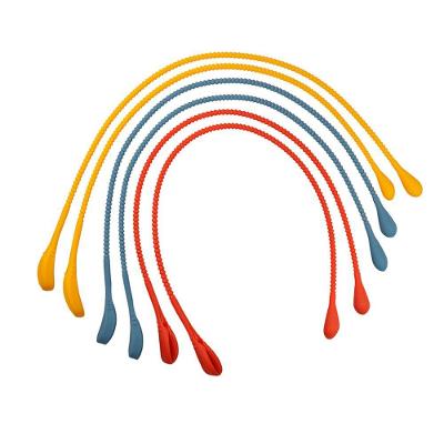 Conjunto 6 Amarradores De Silicone Oikos