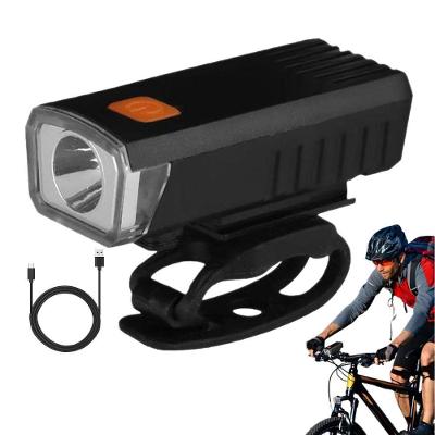 Lanterna Farol Dianteira Luz Super Brilhantes Ciclismo Bicicleta Bike Triciclo Recarregável Usb Preto