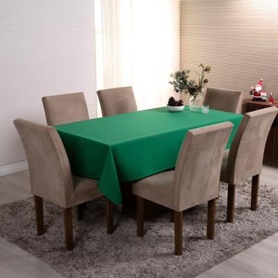 Toalha De Mesa Basic 1 Peça 1,45m X 1,40m 4 Lugares Tecido Oxford 100% Poliéster - Verde