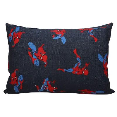 Fronha Portallar Malha Estampada Disney Marvel Spider Talk Blue 48cmx68cm Azul