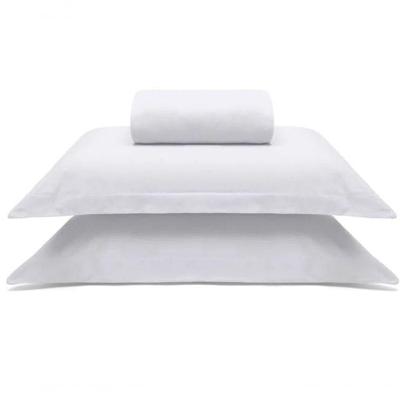 Jogo De Cama Buettner Casal Malha 100% Algodao Liso 3 Peças Image Branco