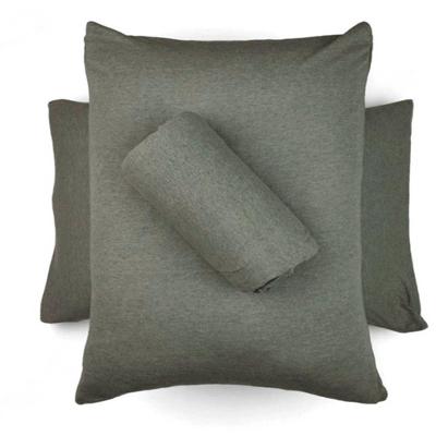 Jogo De Cama Buettner King Malha Mescla 3 Peças Bege