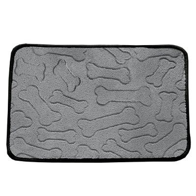 Tapete Pet Buettner Para Comedouro Pet 30cm X 40cm Cinza