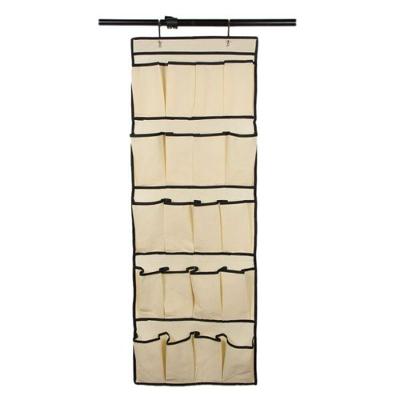 Sapateira De Porta E Parede Organizador Vertical Dobrável Para 20 Sapatos 10 Pares Com Divisórias!
