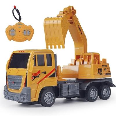 Caminhão Controle Remoto Construção – Escavadeira, Trator E Truck C/ Luz, Estilo Profissional!