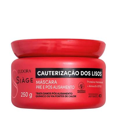 Eudora Siàge Cauterização Dos Lisos - Máscara Pré E Pós Alisamento 250g