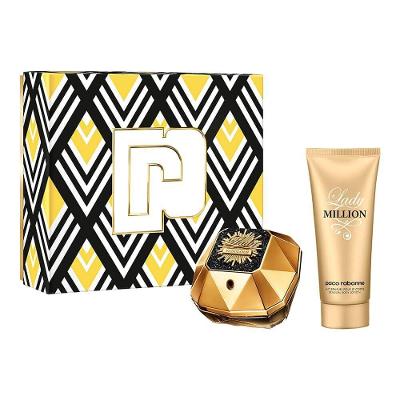 Kit Rabanne Lady Million Fabulous - Eau De Parfum 80ml + Body Lotion 100ml