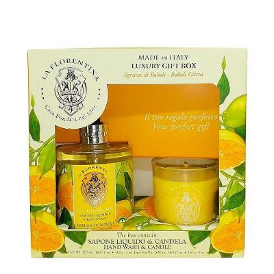 Kit La Florentina Bell Relax Citrus - Gel De Banho 200ml + Sabonete 106g + Creme P- Mãos 75ml