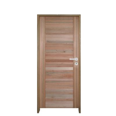 Porta Bbb Eucalipto 72 X 2.10 Batente 14cm Fechadura Externa Lado Esquerdo - Rodam