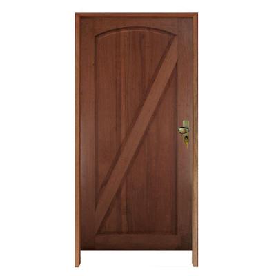 Porta Madri Angelim 82 X 2.10 Batente 14 Cm Fechadura Externa Lado Esquerdo - Rodam