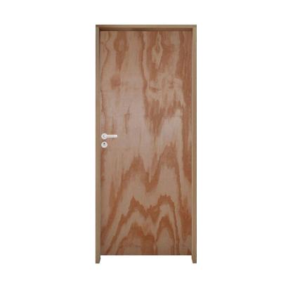 Porta Lisa Mescla Batente Eucalipto 14 Cm Fechadura Stilo Externa Cromada 72 X 2.10 Lado Reversível - Hale