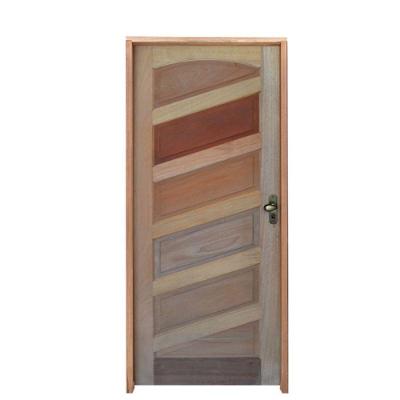 Kit Porta Mirabela 72 X 2.10 Batente Misto 11 Cm Fechadura Externa Lado Esquerdo - Rodam