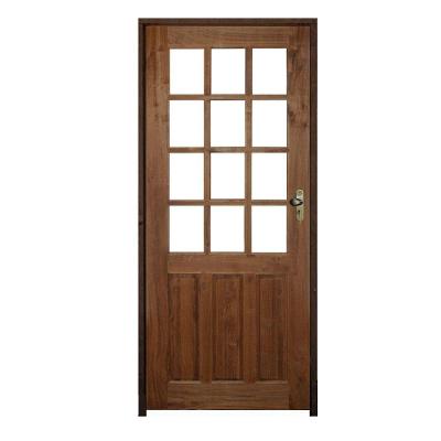 Porta 1-2 Quadriculada 82 X 2.10 Batente Misto 14 Cm Fechadura Externa Lado Esquerdo - Rodam