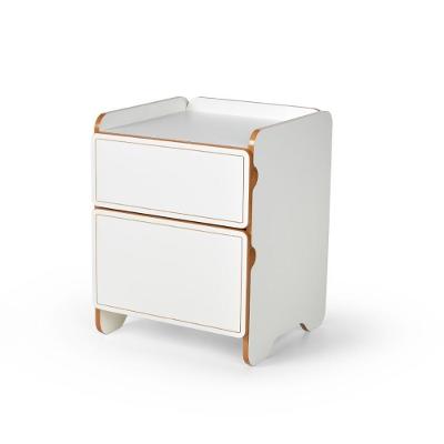 Mesa De Cabeceira 2 Gavetas 45cm Cindy - Branco