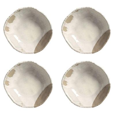 Conjunto De Pratos Fundos 04 Peças Orgânico Eco Pampa Porto Brasil