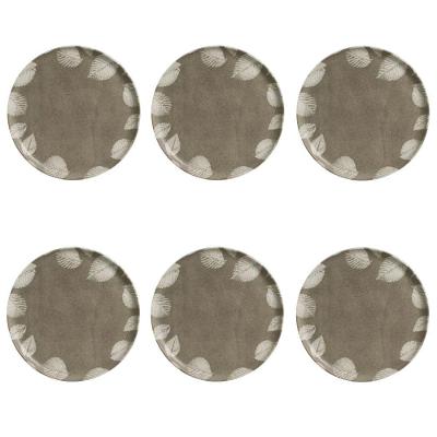 Conjunto De Pratos Rasos 06 Peças Bio Seiva Porto Brasil