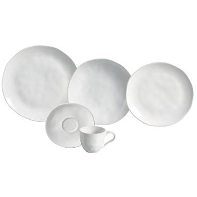 Aparelho De Jantar 30 Peças Orgânico New White Porto Brasil