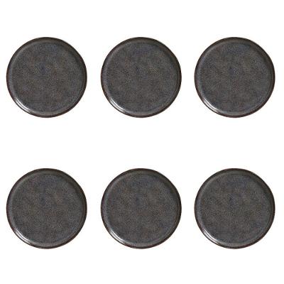 Conjunto De Pratos De Sobremesa 06 Peças Bio Titanium Porto Brasil