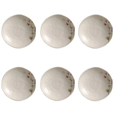 Conjunto De Pratos Fundos 06 Peças Orgânico Lavanda Porto Brasil