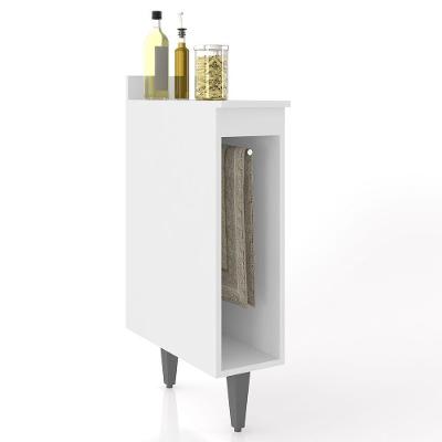 Balcão De Cozinha Porta Pano 20cm Pérola Z34 Branco Mpozenato