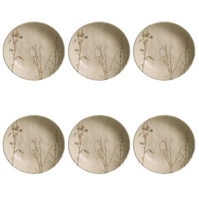 Conjunto De Pratos Fundos 06 Peças Bio Cyperus Porto Brasil