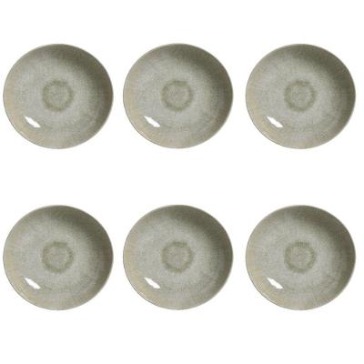 Conjunto De Pratos Fundos 06 Peças Bio Moss Porto Brasil