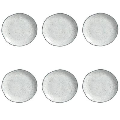 Conjunto De Pratos De Sobremesa 06 Peças Orgânico Echo Porto Brasil