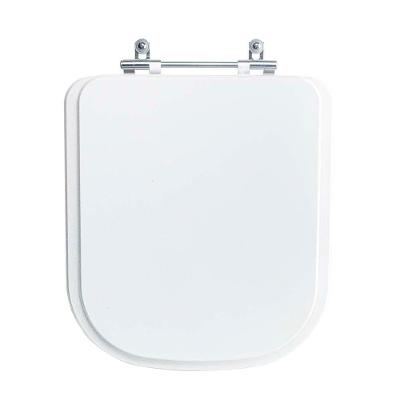Tampa Vaso Sanitário Madeira Laqueada Elite Branco Para Bacia Celite