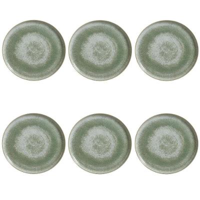 Conjunto De Pratos Rasos 06 Peças Bio Moss Porto Brasil