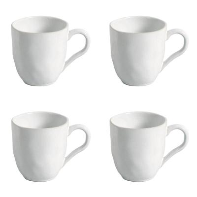 Conjunto De Canecas 04 Peças Orgânico New White Porto Brasil