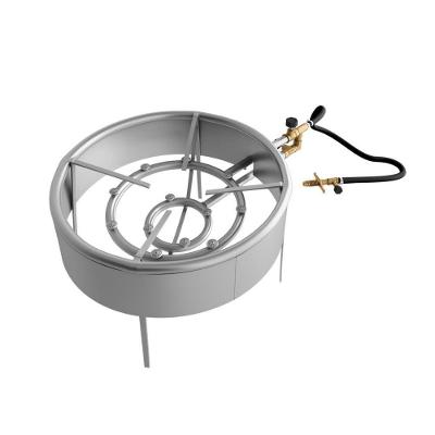Fogareiro Multiuso 12 Caulins Com Borda Corta Vento 35 Cm