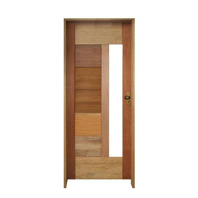 Porta Bbb Mista Com Visor 92 X 2.10 Batente 11 Cm Fechadura Externa Lado Esquerdo - Rodam