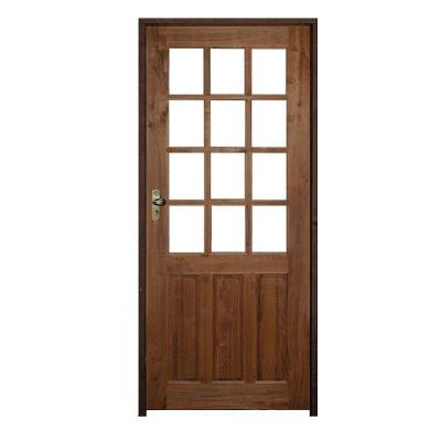 Porta 1-2 Quadriculada 82 X 2.10 Batente Misto 14 Cm Fechadura Externa Lado Direito - Rodam