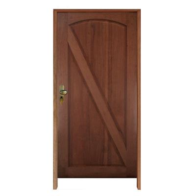 Porta Madri Angelim 82 X 2.10 Batente 14 Cm Fechadura Externa Lado Direito - Rodam
