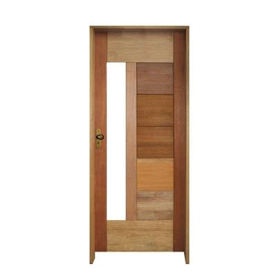 Porta Bbb Mista Com Visor 92 X 2.10 Batente 11 Cm Fechadura Externa Lado Direito - Rodam