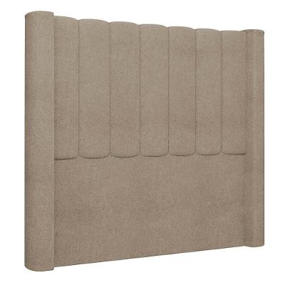 Cabeceira Casal Cama Box 140cm Claire I02 Bouclê Capuccino - Mpozenato