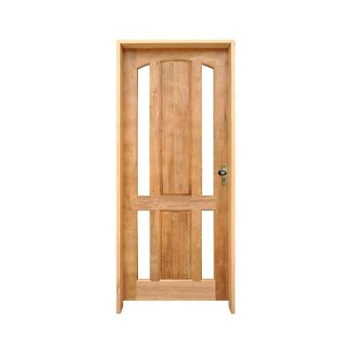 Kit Porta Elite Padrão Imbuia 82 X 2.10 Batente 14 Cm Fechadura Externa Lado Esquerdo - Rodam