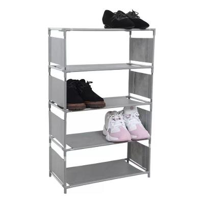 Estante 5 Prateleiras Multiuso Sapateira P- 10 Pares Roupas Tênis Brinquedos E Lavanderia