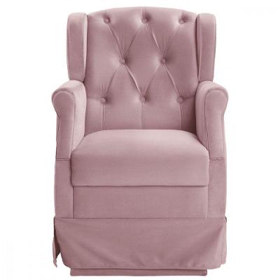 Poltrona De Balanço Para Amamentação Ternura Corano Rosa Rosa