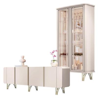 Buffet Saluti E Cristaleira évora Off White - Hb Móveis