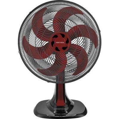 Ventilador De Mesa Ventisol Turbo 6 40cm Vermelho 220v f002