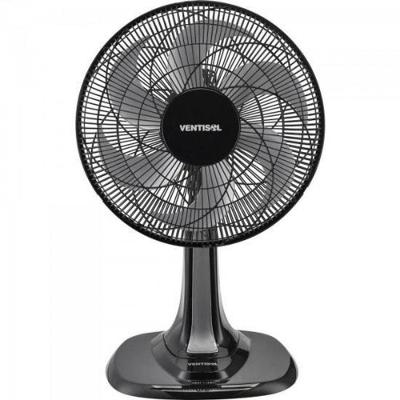 Ventilador De Mesa Ventisol Turbo 6 30cm Preto-cinza 127v f002