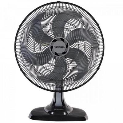 Ventilador De Mesa Ventisol Turbo 6 50cm Preto 127v f002