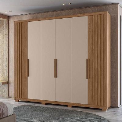 Guarda Roupa Casal Ambiente Araguaia 6 Portas Carvalho Fendi - Moval
