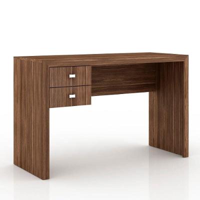Mesa para Escritório 02 Gavetas Me4123 Nogal Tecno Mobili