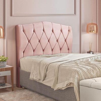Cabeceira Multifuração Casal - Queen Elegance Veludo - Shop Rose