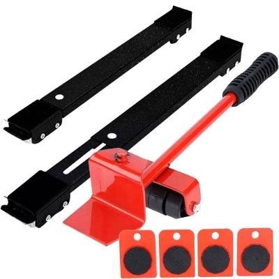 Kit Levantador Movedor E Suporte C/ Rodinhas P/ Mover Móveis