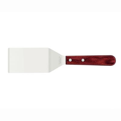 Espátula Fritura Para Chapa Lâmina Inox Cabo Madeira Polywood Vermelho 4 - Tramontina 21165174